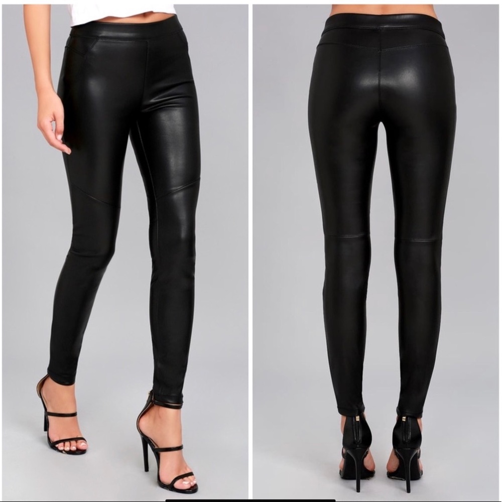 NWOT Free People Vegan Leather Leggings